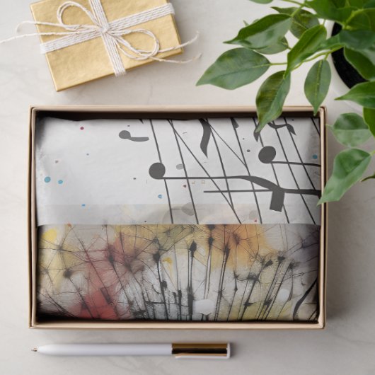 Dandelion Harmony in Bloom Decoupage Seidenpapier (Geschenk)