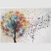 Dandelion Harmony in Bloom Decoupage Seidenpapier (Vorderseite)