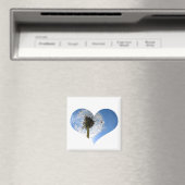 Dandelion Heart Magnet (In Situ (Geschirrspüler))
