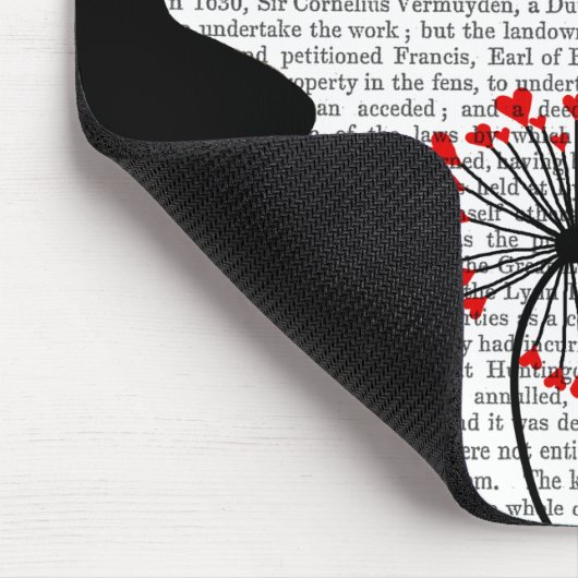 Dandelion Hearts Mousepad (Ecke)