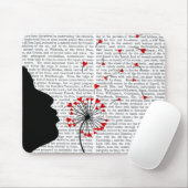 Dandelion Hearts Mousepad (Mit Mouse)
