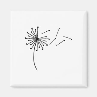 Dandelion Hockey Stick Shirt For Field Hockey Play Magnet