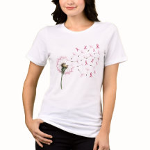 Dandelion Hope Pink Ribbon Awareness 