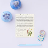 Dandelion Illustration Landscaping Business Flyer (Einzeln)