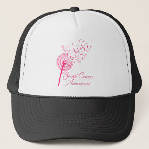 Dandelion I'm Survivor Breast Cancer Awareness Truckerkappe