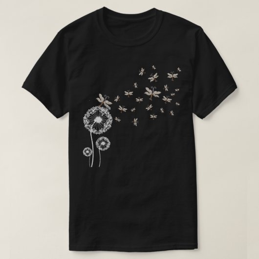 Dandelion Insect Dragonfly T-Shirt (Design vorne)