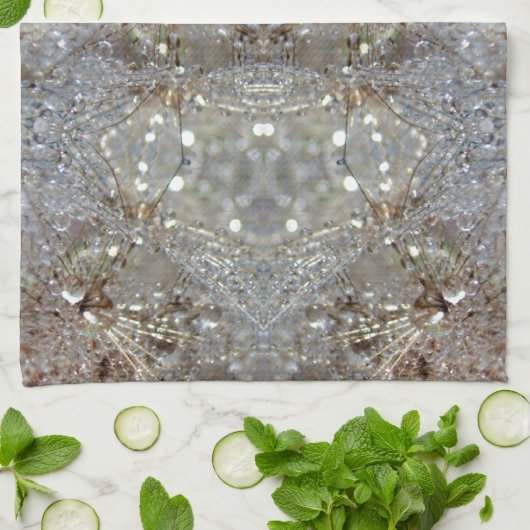 Dandelion Kristalldesign Handtuch (Gefaltet)
