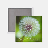 Dandelion Kühlschrank Magnet (Vorderseite/Rückseite)