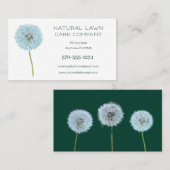 Dandelion Lawn Care Landscaper Visitenkarte (Vorne/Hinten)