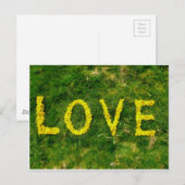 Dandelion-Liebe Postkarte (Vorne/Hinten)