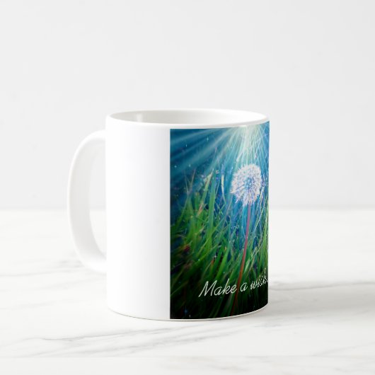 Dandelion Macro Kaffeetasse (Vorderseite Links)