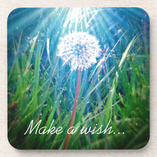 Dandelion Macro Untersetzer (Vorderseite)