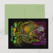 Dandelion Magic im Alltag! Feiertagspostkarte (Vorne/Hinten)