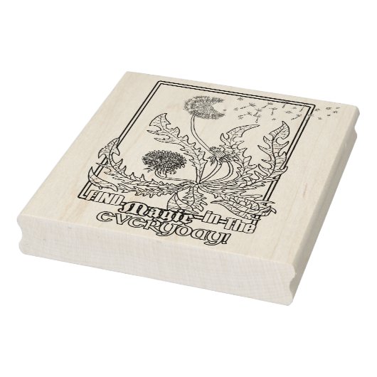 Dandelion Magic im Alltag! Gummistempel (Stempel)