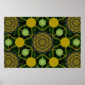 Dandelion Mandala Array Poster (Vorne)