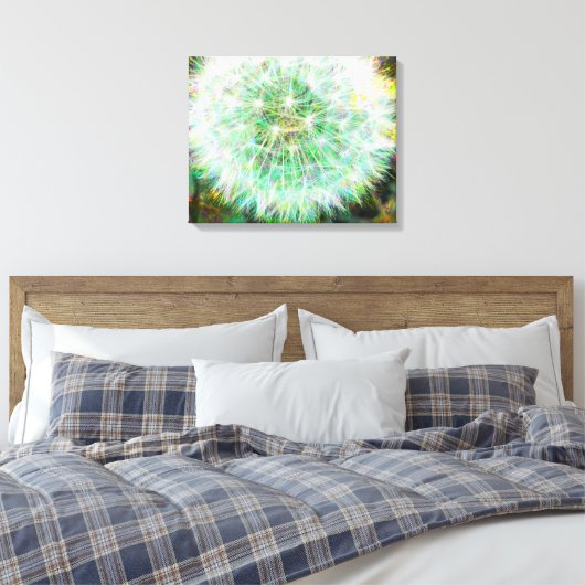 Dandelion Meditation Void Leinwanddruck (Insitu (Schlafzimmer))