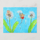 Dandelion Mice Postkarte (Vorderseite)