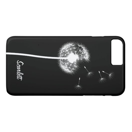 Dandelion Monogram iPhone 7 Plus Case (Rückseite (Horizontal))
