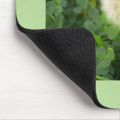 Dandelion Nestled in Green Clover Mousepad (Ecke)