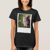 Dandelion Next To A Baby Cat Realistic Art T-Shirt (Vorderseite)
