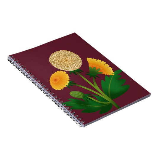 Dandelion Notebook Notizblock (Rechte Seite)