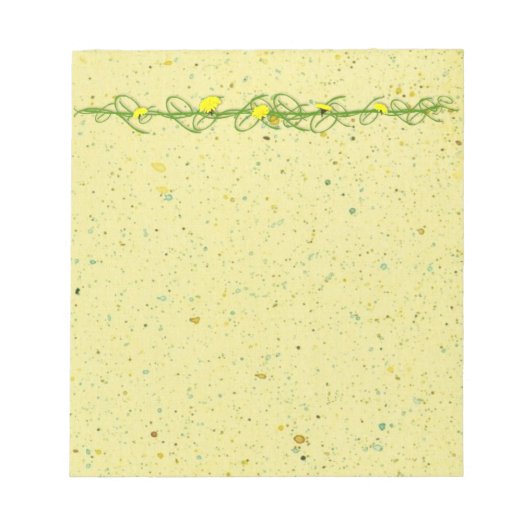 Dandelion Notepad Notizblock (Vorderseite)
