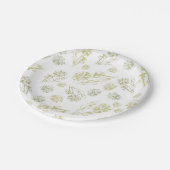 Dandelion Pappteller (Schrägansicht)