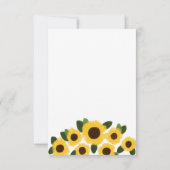 Dandelion Patch Foto Danke-Card Dankeskarte (Rückseite)