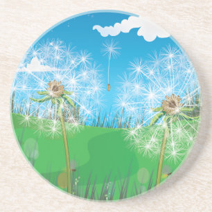 Dandelion-Pflanze Untersetzer