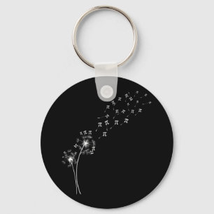 Dandelion Pi Day Blume Floral Tree Math Lover Schlüsselanhänger