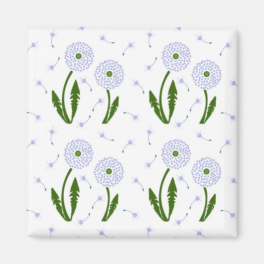 Dandelion Pocket Mirror Magnet (Vorne)