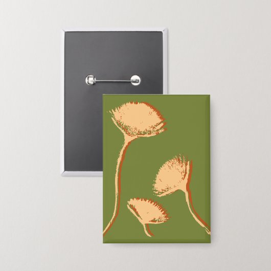 Dandelion Pop Button (Vorderseite/Rückseite)