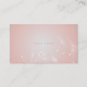 Dandelion Powder Pink Coral Therapist Vip Visitenkarte