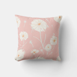 Dandelion Puff Accent Kissen Pink