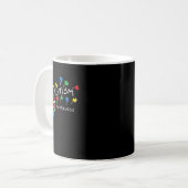 Dandelion Puzzle Piece Coole Autismus Bewusstsein Kaffeetasse (Vorderseite Links)