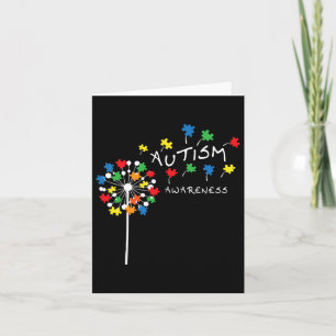 Dandelion Puzzle Piece Coole Autismus Bewusstsein Karte