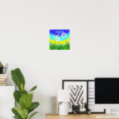Dandelion Reach Out Life Message, Poster (Heimbüro)