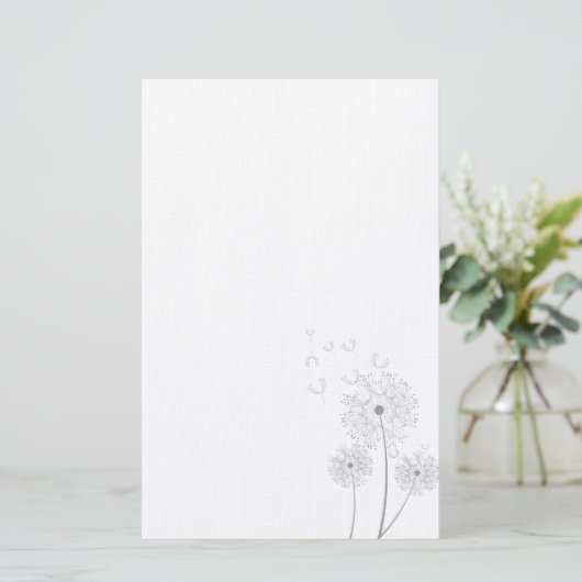 Dandelion - Reinkunst der modernen Blume Briefpapier (Stehend Vorderseite)