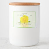 Dandelion Root Tea Homemade Lebensmitteletikett (Vorderseite)