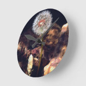 Dandelion Runde Wanduhr (Winkel)