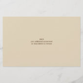 Dandelion Rustikale Blume Einfache Moderne 3 Foto Flyer (Hinten)