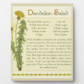 Dandelion Salad - Fotoplatte (Vorderseite)