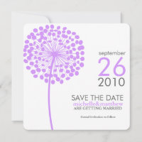 Dandelion Save the Date Ankündigungen