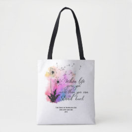 Dandelion Scripture Sunday School Bible Custom Tasche