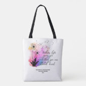 Dandelion Scripture Sunday School Bible Custom Tasche (Rückseite)