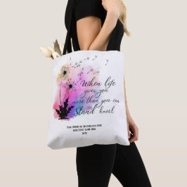 Dandelion Scripture Sunday School Bible Custom Tasche