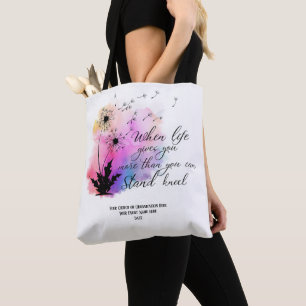 Dandelion Scripture Sunday School Bible Custom Tasche