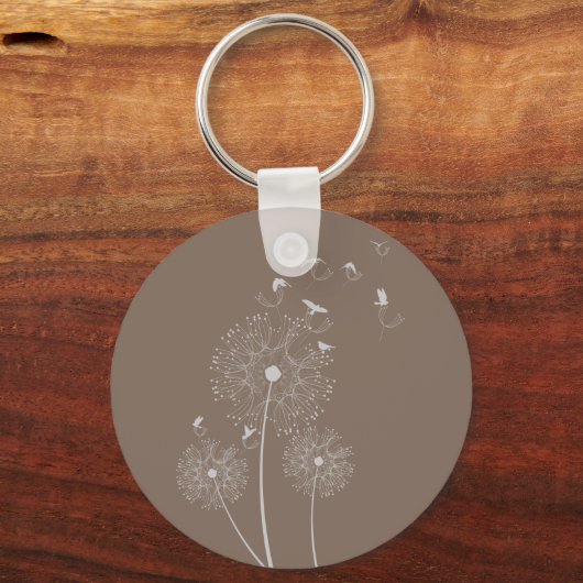 Dandelion Seed Dives Schlüsselanhänger (Vorderseite)