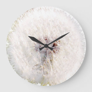 Dandelion seed head clock große wanduhr