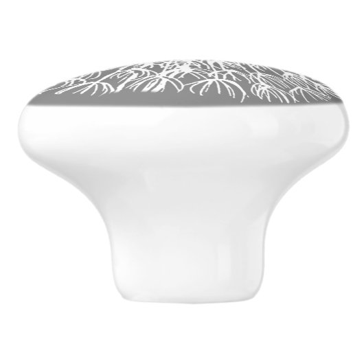 Dandelion Seed Make a Wish Drawer Keramikknauf (Seitenansicht)